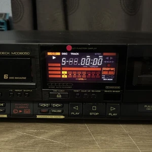 BSR MCD8050 6 CD Wechsler & Kassettendeck. Kleines Audio Knistern, sonst super! - Bild 1 von 13