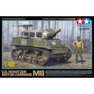 M8 Hmc Tamiya 1/48 : Obusier Us Détaillé, Tourelle Ouverte Réaliste, Poids Métal - Imagen 1 de 8