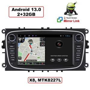 für Ford Mondeo Focus S/c-max Galaxy Autoradio CarPlay GPS Navigator +BT 2+32G - Bild 1 von 10