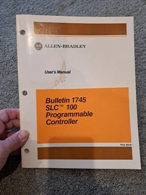 Allen-Bradley User's Manual Bulletin 1745 SLC 100 Programmable Controller - Image 1 of 4