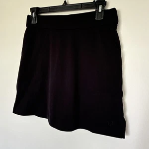 FootJoy Performance Interlock Knit Skort Women L Black Golf Tennis Pickleball - Picture 1 of 4