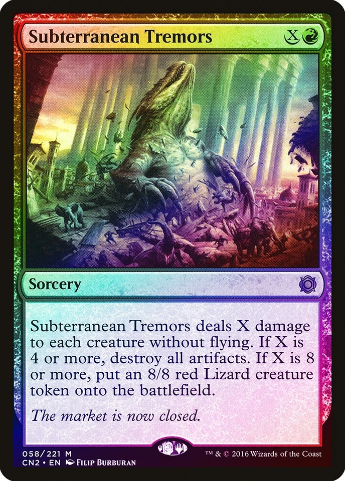Subterranean Tremors FOIL Conspiracy Take the Crown HEAVILY PLD CARD ABUGames - Image 1 of 1