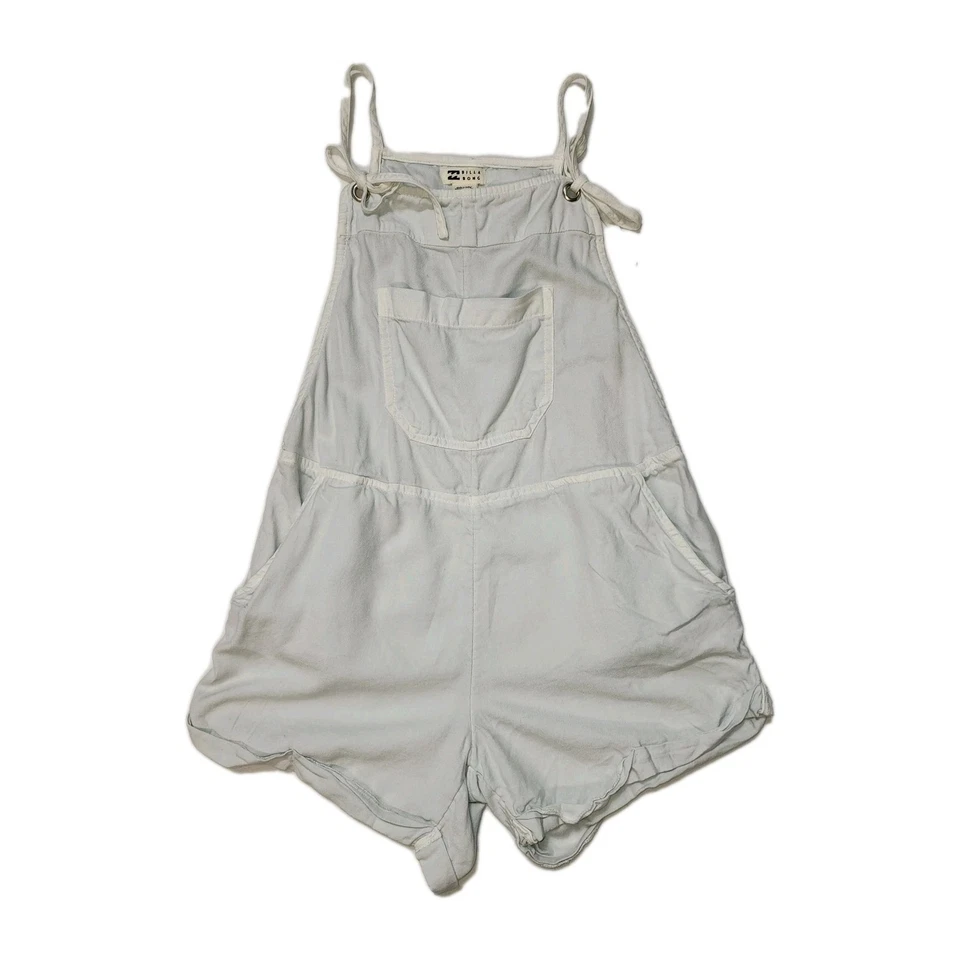 Mameluco Billabong para mujer blanco talla XS bolsillos laterales corbata para el hombro Foto 1 de 4