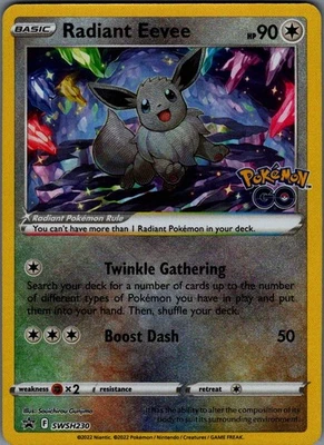 Radiant Eevee Promo SWSH: Sword & Shield Promo Cards SWSH230 NM - Image 1 of 2