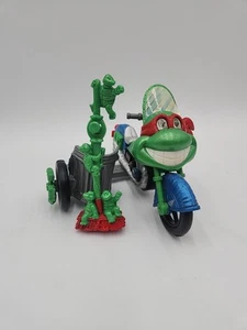 Motocicletta Raffaello TMNT Teenage Mutant Ninja Turtles Toon 1993 con spazzatrice - Foto 1 di 4