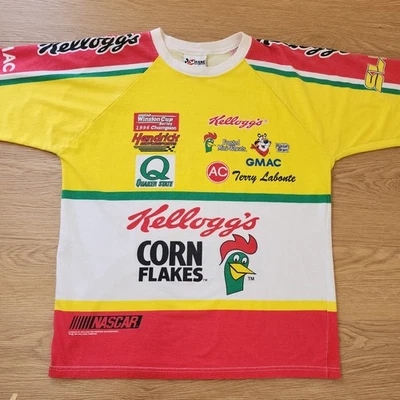 Camiseta De Colección 1997 Terry Labonte Chase Race Wear Crew Race Style Talla L NASCAR Foto 1 de 4