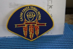 tribal indian police patch CACHE CREEK TRIBAL PATROL CALIFORNIA - Picture 1 of 1