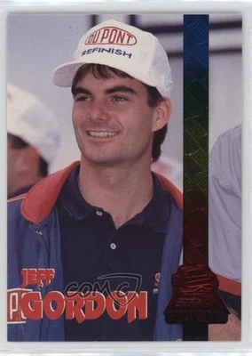 1995 Finish Line Super Series Trucks Rainbow Foil Jeff Gordon #17 HOF - Image 1 of 2