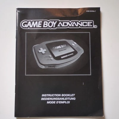 Gameboy Advance Instruction Booklet - Image 1 of 2