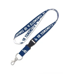 MLB Yamamoto Yoshinobu Los Angeles Dodgers WinCraft 23" Lanyard - Picture 1 of 3