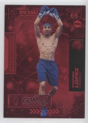 2021 Skybox Metal Universe Champions PMG Red /150 Teofimo Lopez #65 - Image 1 of 2