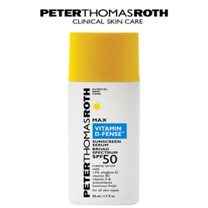 Peter Thomas Roth Max Vitamin D-Fense Sunscreen Serum Broad Spectrum SPF50 1.7oz - Picture 1 of 4