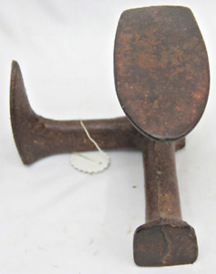 Old Cast Iron Three-Footed Cobblers Shoemaker Anvil Tool- Authentic Repair Stand
