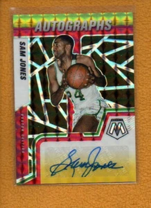 Sam Jones 2021-22 Panini Mosaic Choice Fusion Red & Yellow Prizm Autograph Auto - Bild 1 von 2