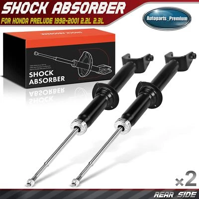 2x Amortiguador de puntal trasero del lado del conductor y del pasajero para Honda Prelude 1992-2001 Foto 1 de 4