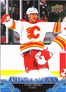 2023-24 UD Series 1 UD Canvas Tyler Toffoli Calgary Flames #C11 Bx50