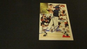 1997 Bowman Certified Autograph Issue Bob Abreu #CA2 Rookie RC