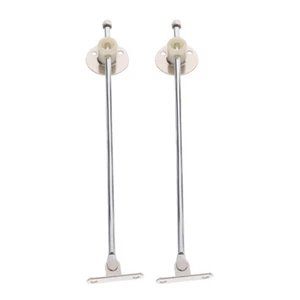 2 Pcs Disc Pull Rod Kitchen Cabinet Door Hinges Lid Stay Support - Picture 1 of 12