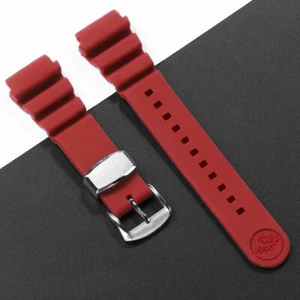 20-22mm for SEIKO Prospex BLACK SRP779 SRPC91 Silicon Rubber Watch Band. - Picture 1 of 18