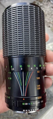 KALIMAR 80-200mm f3.9  FX MOUNT FIT ZOOM LENS MANUAL FOCUS FOR SLR CAMERAS - Image 1 of 4