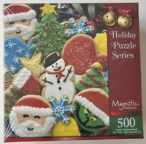500 Piece "Christmas Cookies" Jigsaw Puzzle - Finished Size 18" X 23.5" * Sealed - Picture 1 of 8