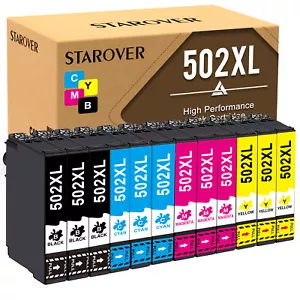 Wkłady atramentowe kompatybilne z Epson 502 XL WF2860 DWF WF2865DWF XP-5100 XP-5105 - Zdjęcie 1 z 20