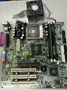 UNGETESTETES COMPAQ UWAVE MAINBOARD + AMD DURON D800AUT1B CPU + 128MB RAM +H/S - Bild 1 von 1