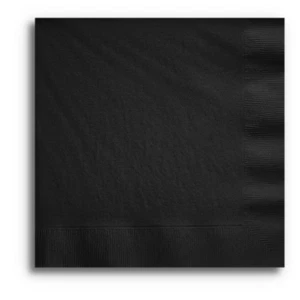 CEG Paper Dinner Napkins, Black Velvet (59134B) - Picture 1 of 3