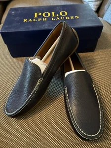 Polo Ralph Lauren Redden Driver Leather Men’s 9 New In Box - Picture 1 of 5