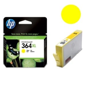 HP 364 XL Jaune / Cartouche d'Encre Originale HP Genuine Yellow Ink Cartridge - Photo 1/5