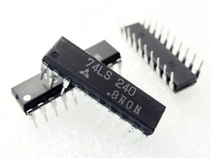 74LS240 [5pcs] Octal 3-STATE Buffer; 74LS240 IC Matsushita; DIP-20 - Picture 1 of 1
