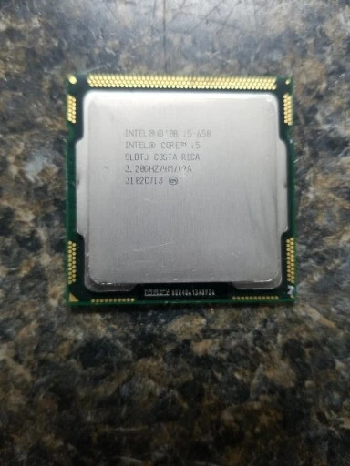 Intel Core i5-650 3.2 GHz 2.5GT/s LGA 1156 Desktop CPU Processor SLBLK - Image 1 of 1
