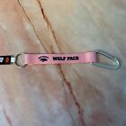 University of Nevada Wolf Pack Carabiner Key Chain Tag Pink