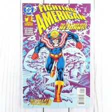 Fighting American #1, DC Comics 1994, Classic American Hero of 50's Is Back