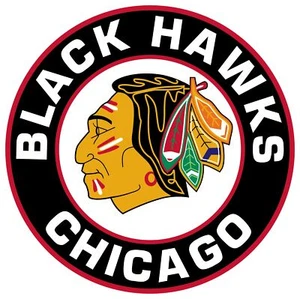 Chicago Blackhawks Kreis Aufkleber/Vinyl Aufkleber 10 Größen! TRACKING!! - Bild 1 von 2