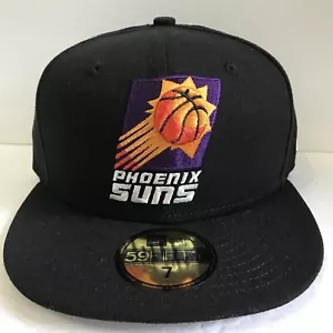 Phoenix Suns Men's New Era 59FIFTY Fitted Hat Cap Black . Size 7 55.8cm. - Picture 1 of 11