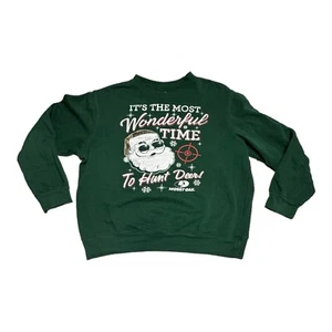 Mossy Oak It’s The Most Wonderful Time To Hunt Deer Christmas Sweater Large - Picture 1 of 8