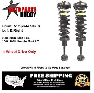2 New Front Complete Struts Assembly 4WD F150 Mark LT - Lifetime Warranty - Picture 1 of 4