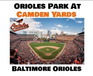 Orioles Park at Camden Yards Baltimore Orioles Flexible Fridge Magnet - 0020 - Picture 1 of 1