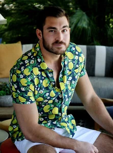 Men's - The Amalfi Perfect Cut Short Sleeve Button-Down Shirt - Picture 1 of 3