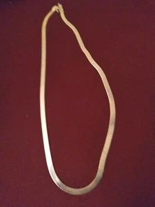 925 STERLING HERRINGBONE NEVKLACE 20 INCH - Picture 1 of 2