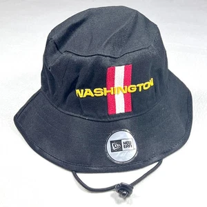 Washington NFL New Era Vintage Collection Bucket Hat Black Embroidered Logo Fan - Bild 1 von 10