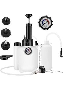 Universal 3+1L Brake Bleeder Kit Manual Manual Fluid Pump with 4 Master Cylinder - Bild 1 von 5