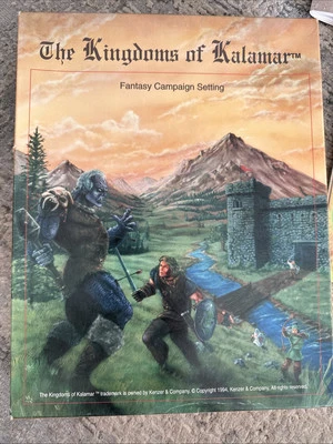 The Kingdoms of Kalamar Box Set Fantasy Campaign Setting D&D Kenzer & Co 1994  Foto 1 de 4