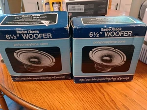 Radio Shack 40-1011A Tieftöner Lautsprecher 6 1/2" 8 OHM 50-6000HZ - Bild 1 von 1