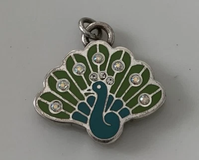 Colgante Brighton PAVO REAL Dije, Acentos Cristal, NUEVO Estado Foto 1 de 3