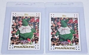 2007 Topps Opening Day Base Card+Gold /2007 Philadelphia Phillie Phanatic MASCOT - Picture 1 of 3