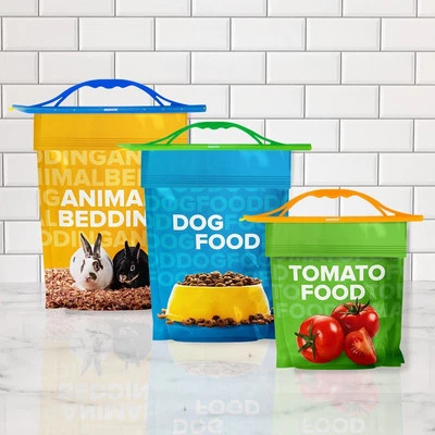 Juego de mangos GripStic de alta resistencia. Bolso 3 tamaños diferentes naranja, azul y verde  Foto 1 de 4