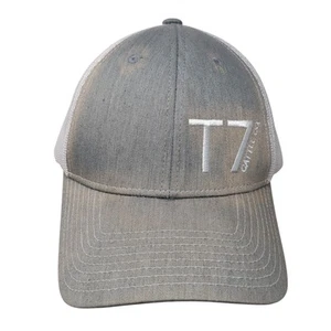 T7 Cattle Co. Snapback Mesh Back Trucker Hat Gray One Size Outdoor Cap - Picture 1 of 10