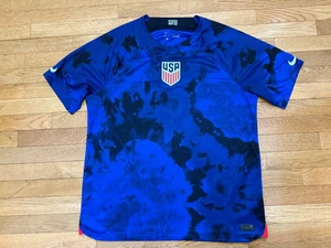 Nike USA World Cup 2022 Jersey Mens Sz XL Blue Away Replica Tie Dye - Picture 1 of 4